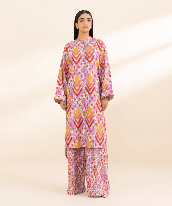 Sapphire 2Pc Printed Khaddar Suit