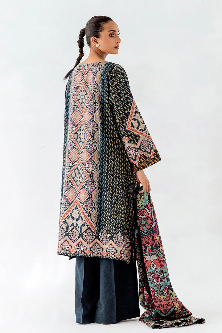 2 Piece Embroidered Khaddar Suit Kilim Crafts