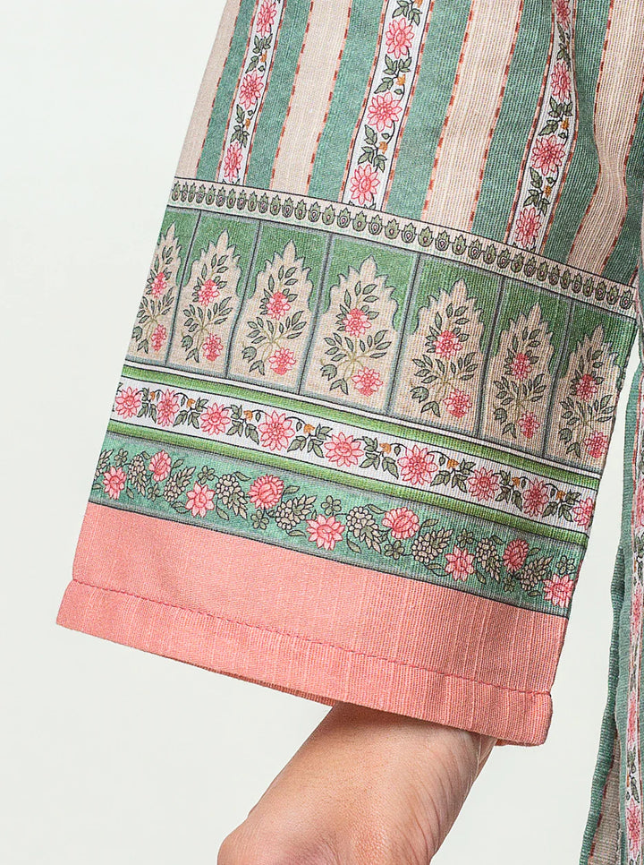 2 Piece Printed Khaddar Suit Lineage Leaf