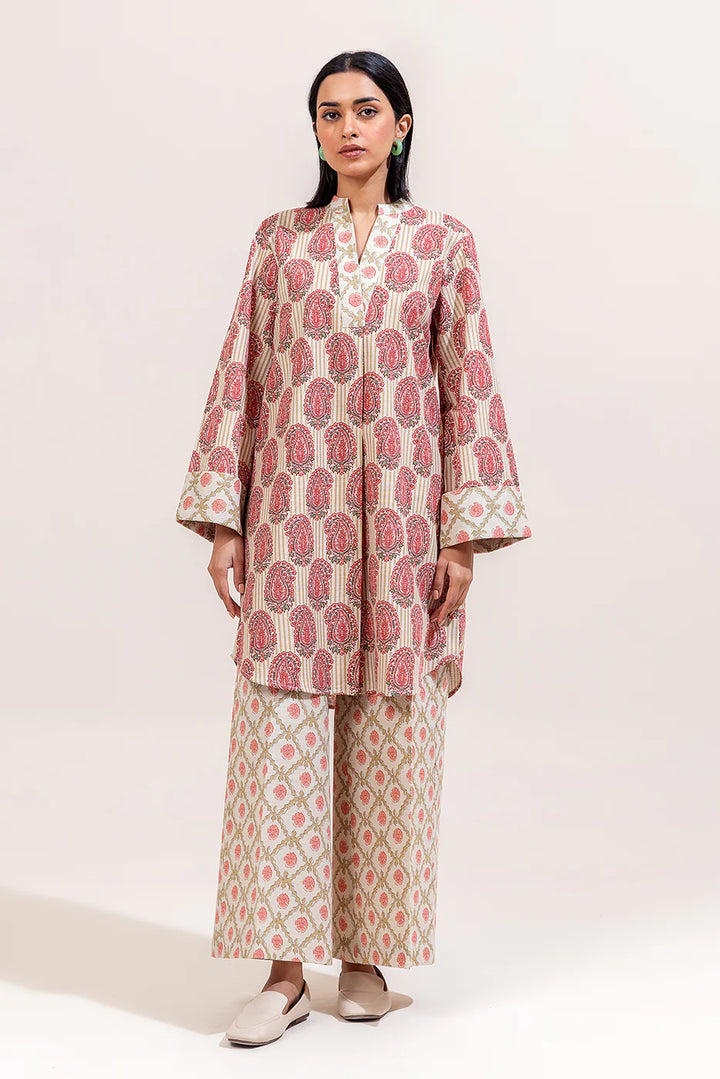 2 Piece Printed Khaddar Suit Majestic Fleck