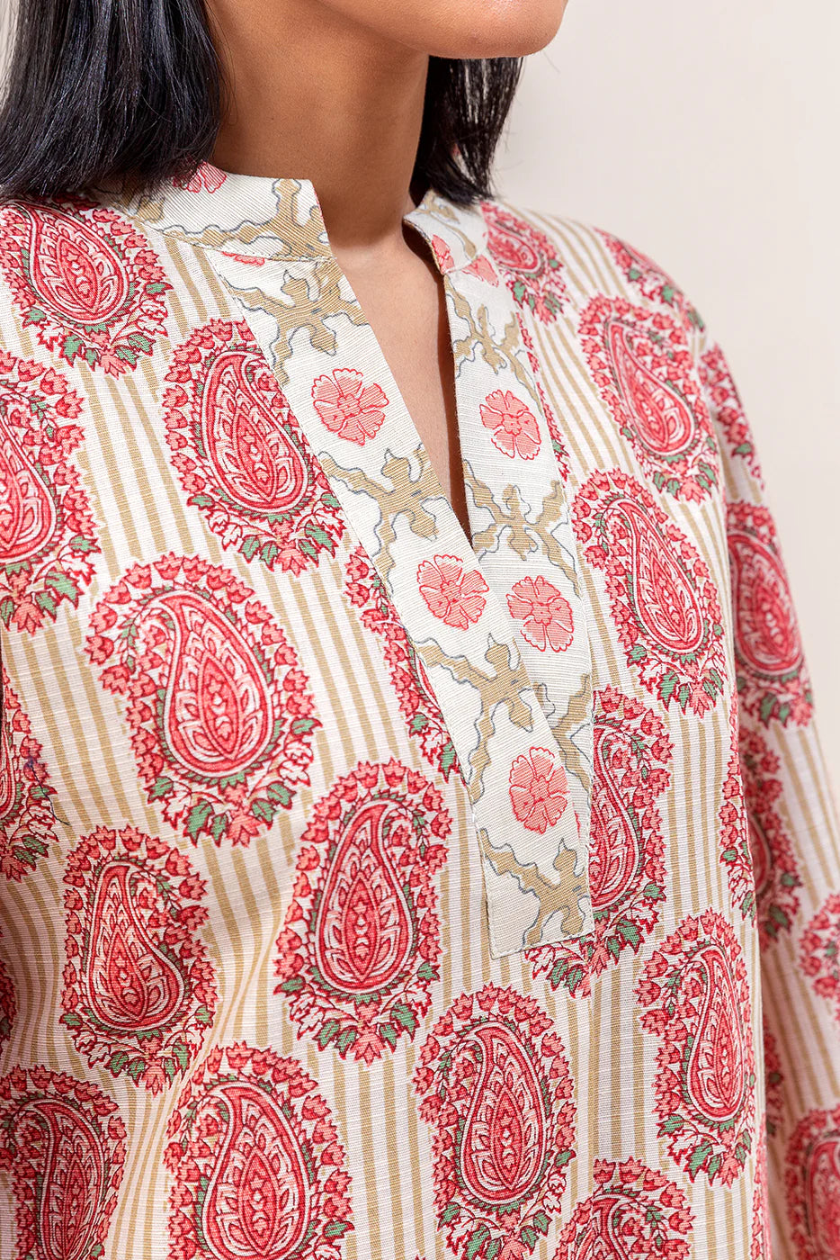 2 Piece Printed Khaddar Suit Majestic Fleck