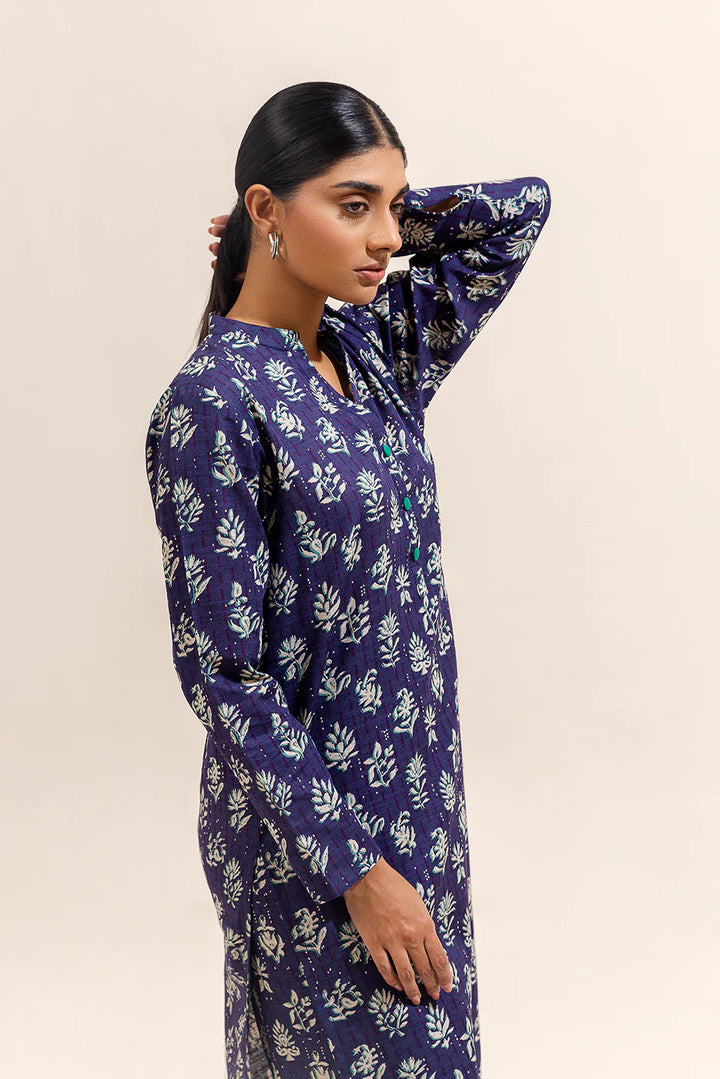 2 Piece Printed Khaddar Suit Raisin Tale