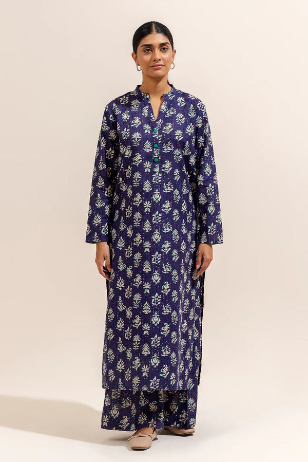 2 Piece Printed Khaddar Suit Raisin Tale