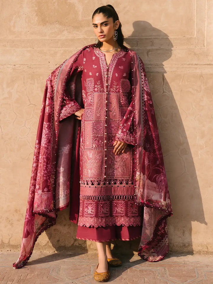 3 PC Karandi 153B Unstitched Suit