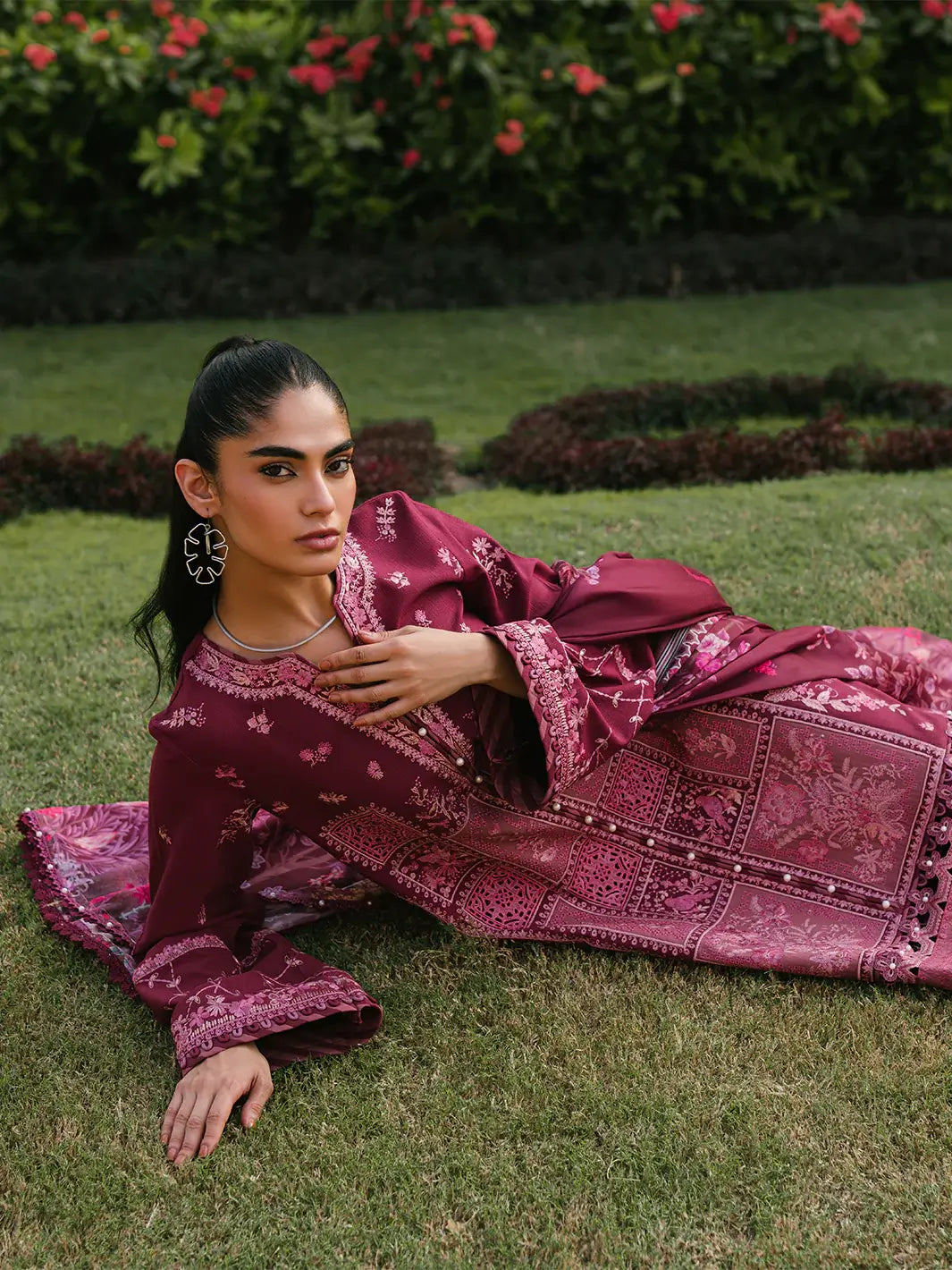 3 PC Karandi 153B Unstitched Suit