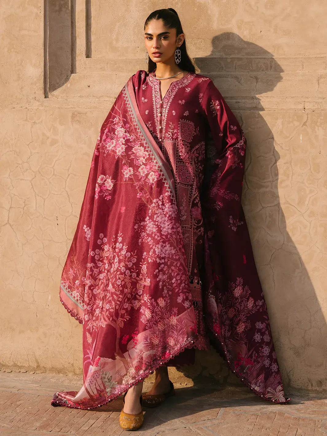 3 PC Karandi 153B Unstitched Suit