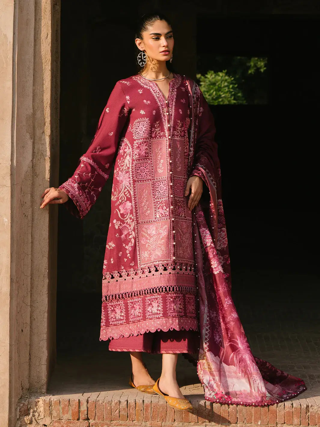 3 PC Karandi 153B Unstitched Suit