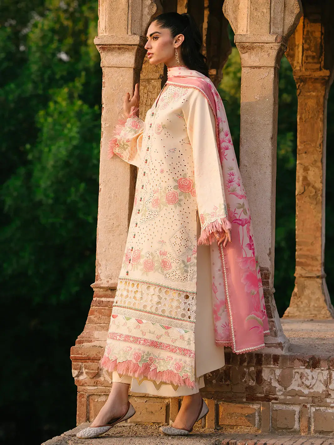 3 PC Karandi 155B Unstitched Suit