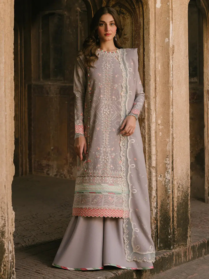 3 PC Karandi 157B Unstitched Suit