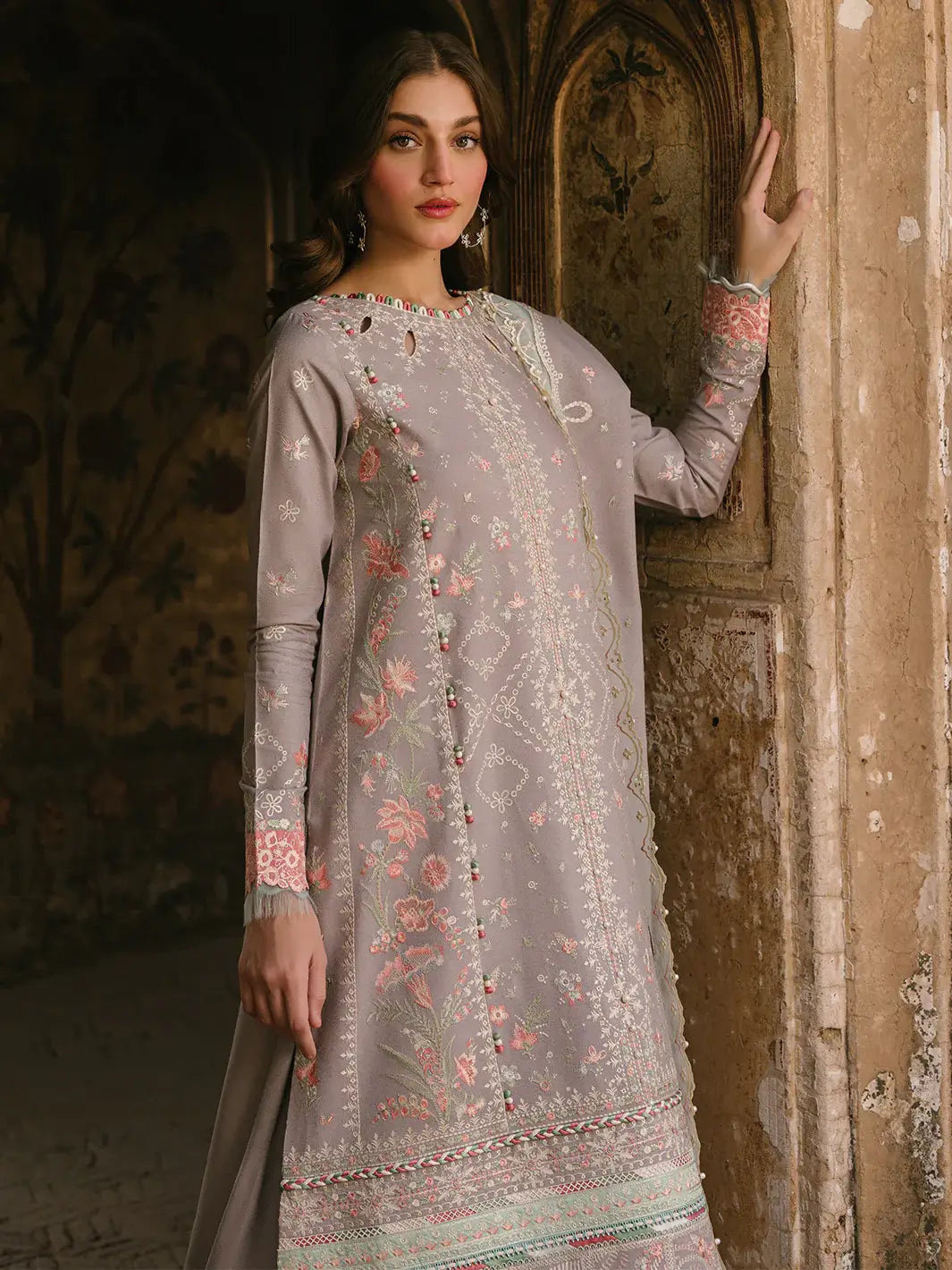 3 PC Karandi 157B Unstitched Suit