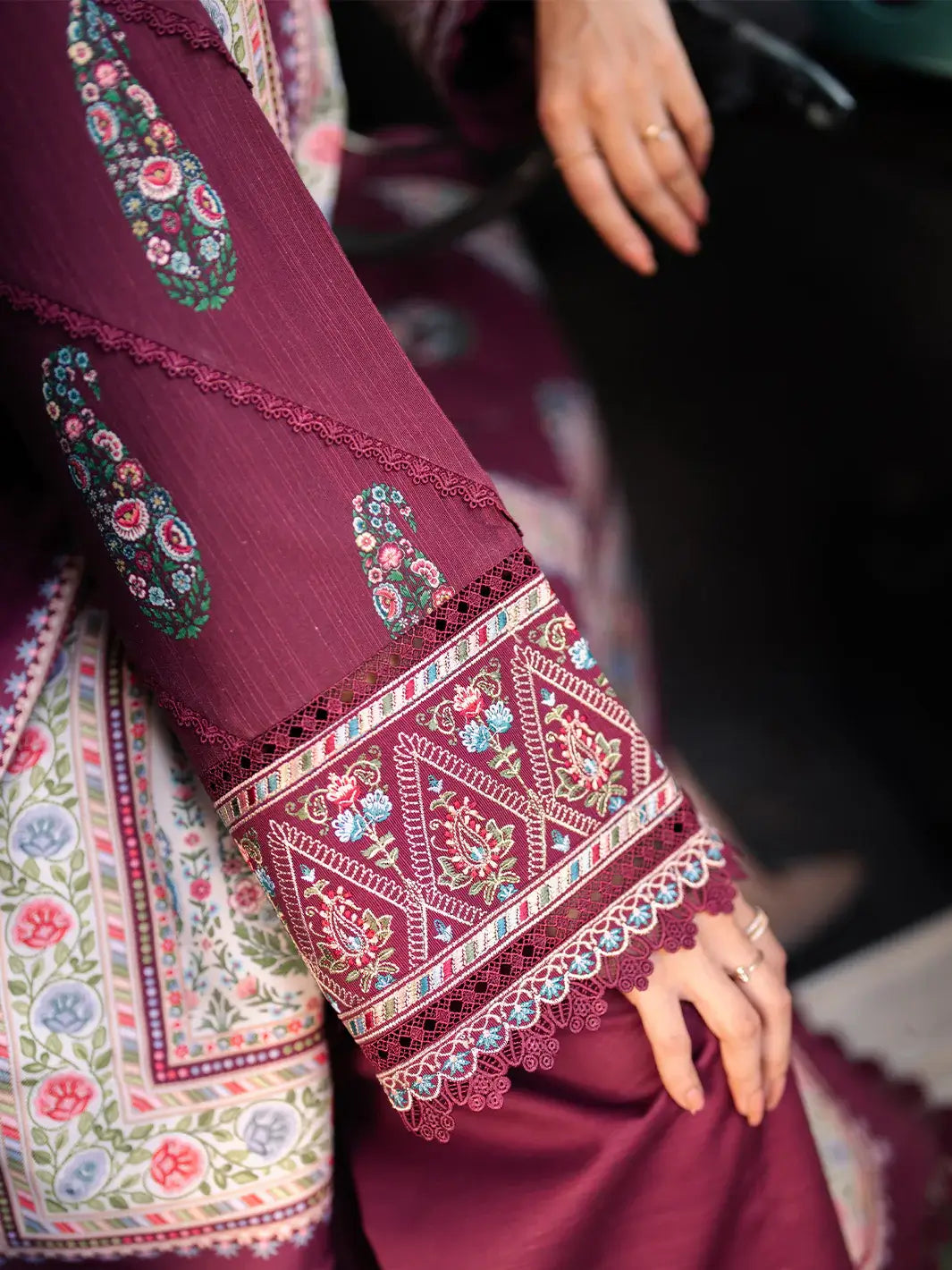 3 PC Khaddar Unstitched Suit | 57 - A