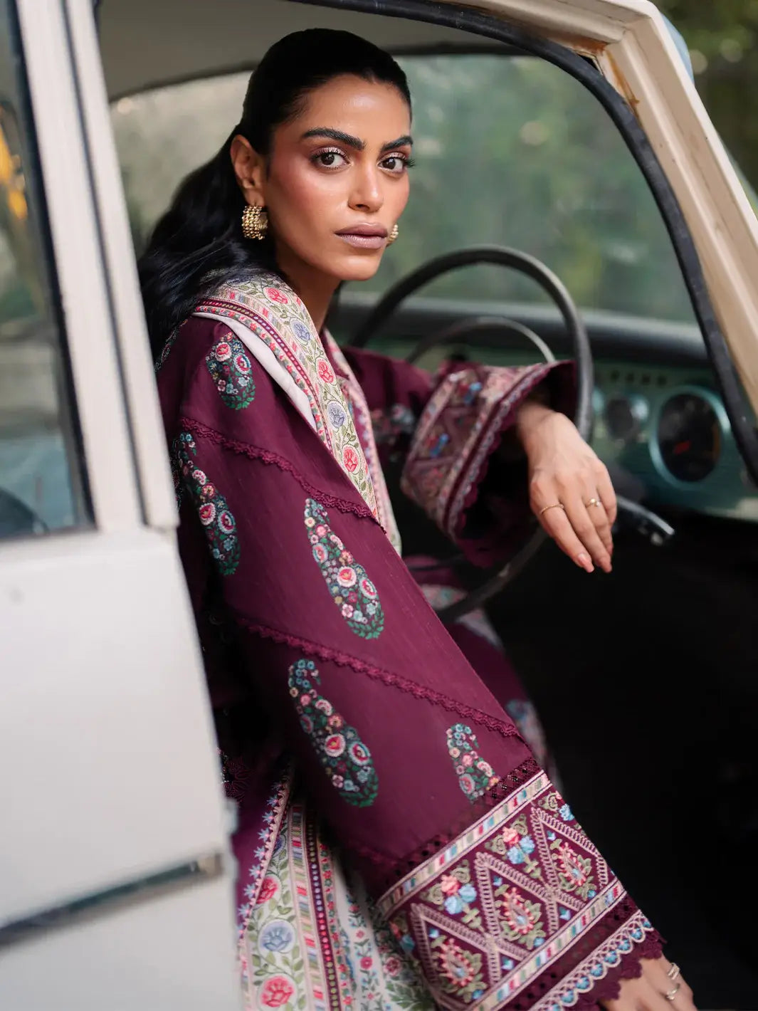 3 PC Khaddar Unstitched Suit | 57 - A