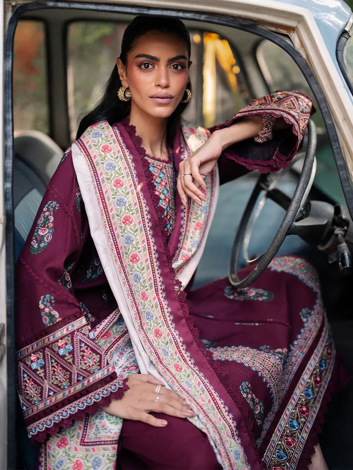 3 PC Khaddar Unstitched Suit | 57 - A