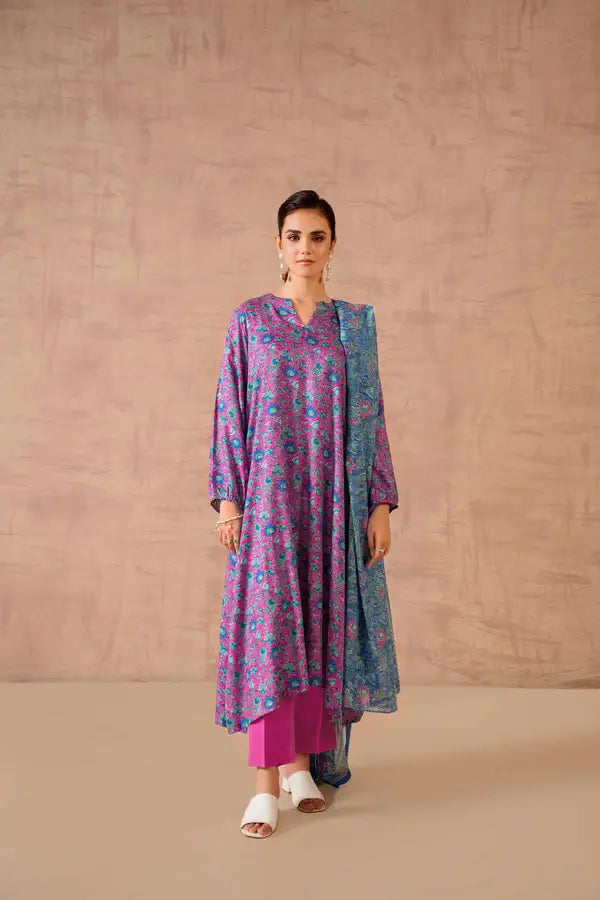 Nishat 3 Piece Unstiched Printed Suit - 42301757