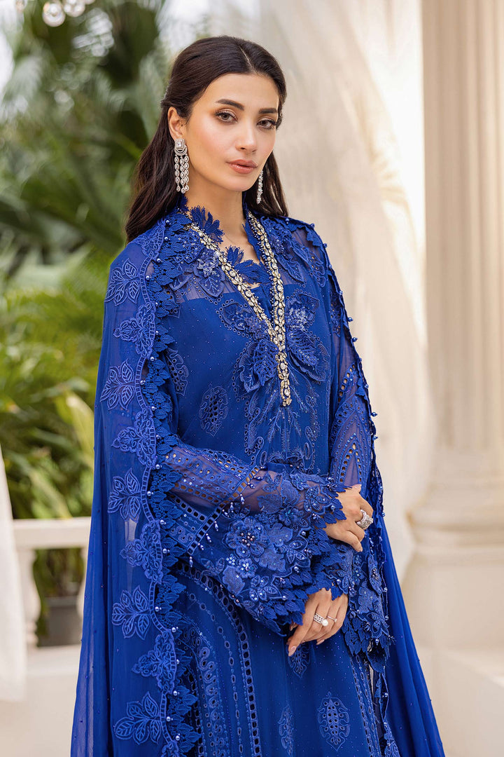 3 Piece Unstitched Embroidered Chiffon Suit – MPC-25-103