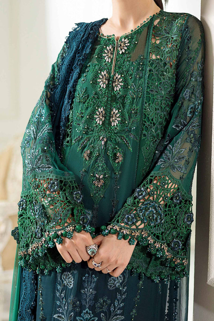 3 Piece Unstitched Embroidered Chiffon Suit – MPC-25-106