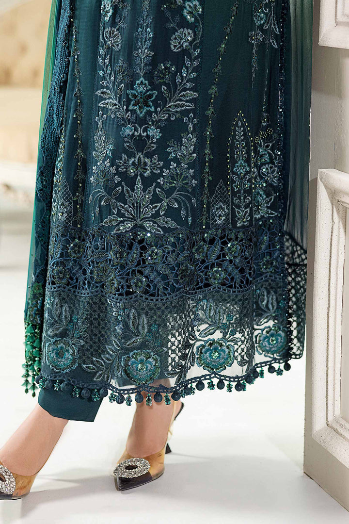 3 Piece Unstitched Embroidered Chiffon Suit – MPC-25-106