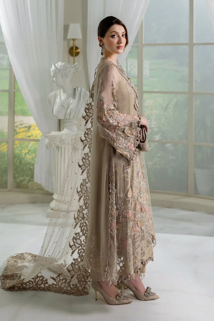 3 Piece Unstitched Embroidered Chiffon Suit – MPC-25-107