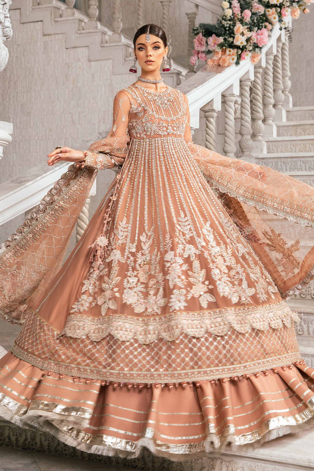 3 Piece Unstitched Embroidered Lawn Suit | BD-2804