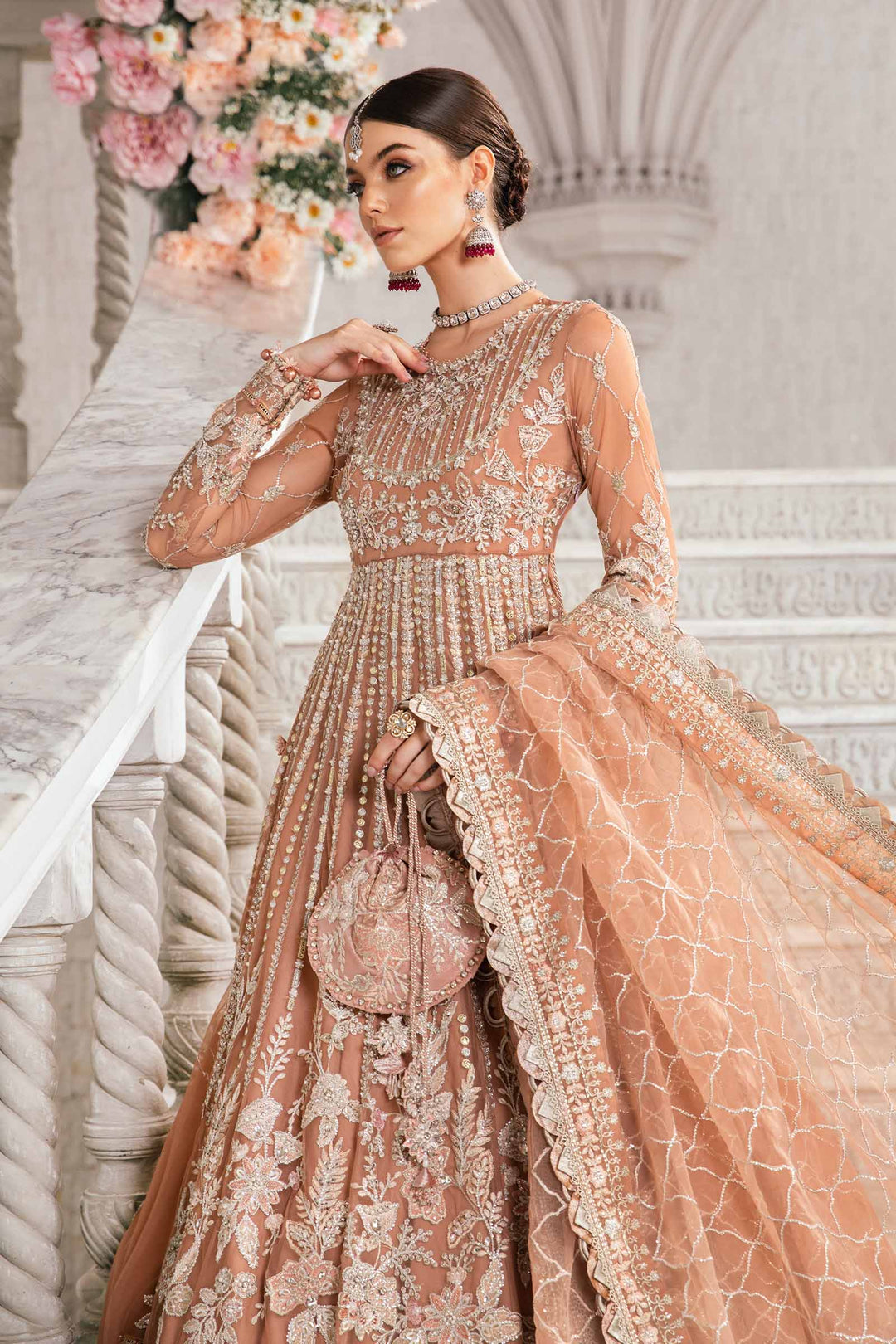 3 Piece Unstitched Embroidered Lawn Suit | BD-2804