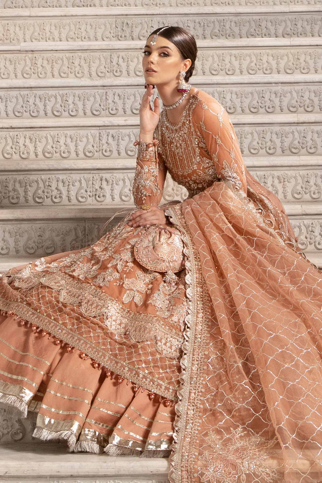 3 Piece Unstitched Embroidered Lawn Suit | BD-2804