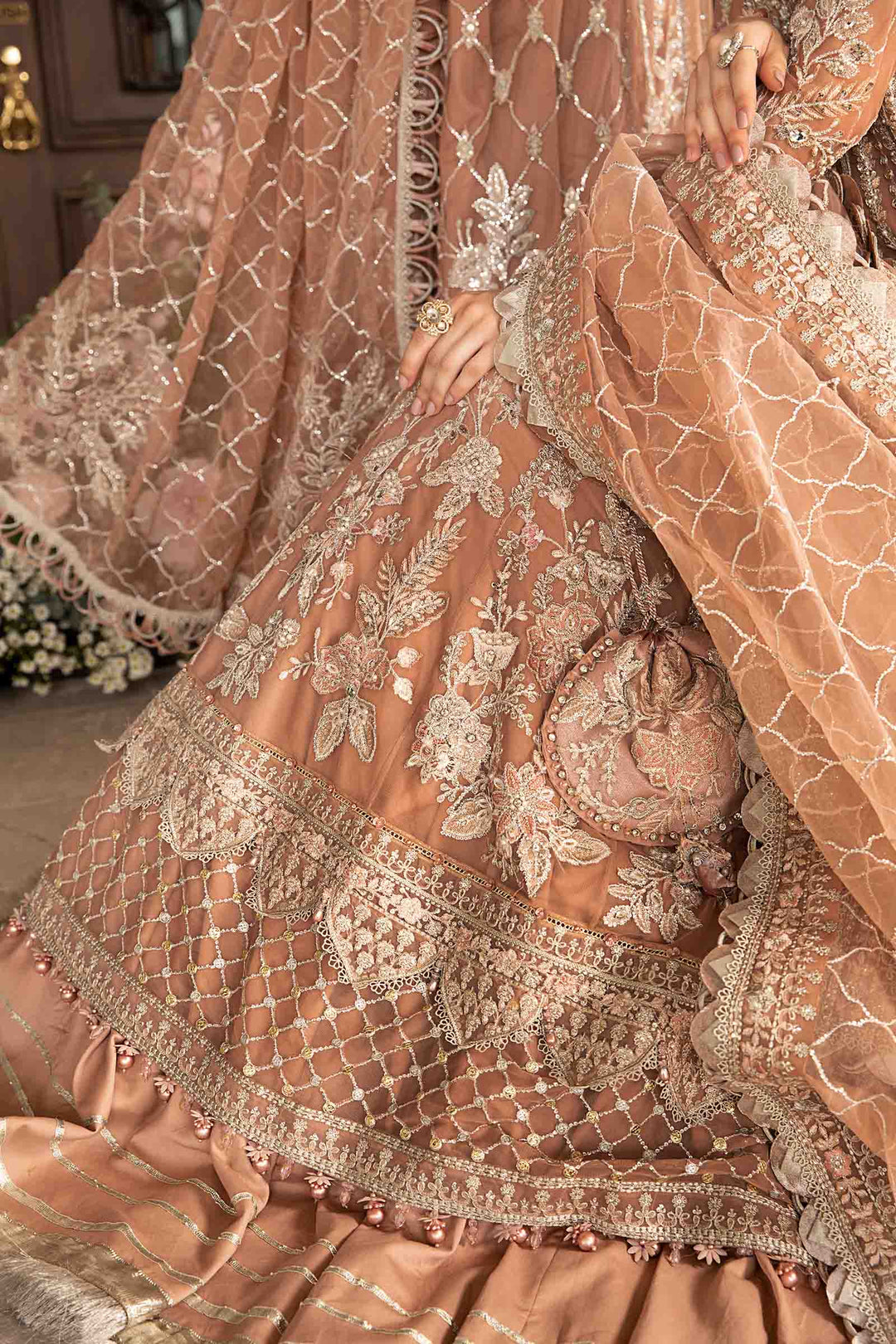 3 Piece Unstitched Embroidered Lawn Suit | BD-2804