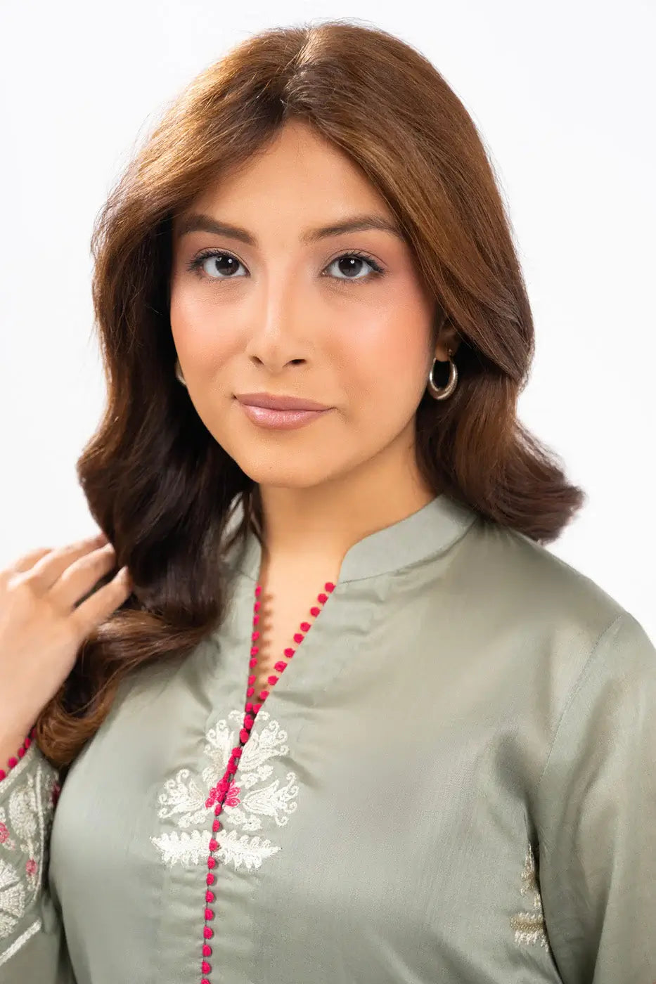 Al Karam Unstitched 24 – FW-56.1-24-L Green
