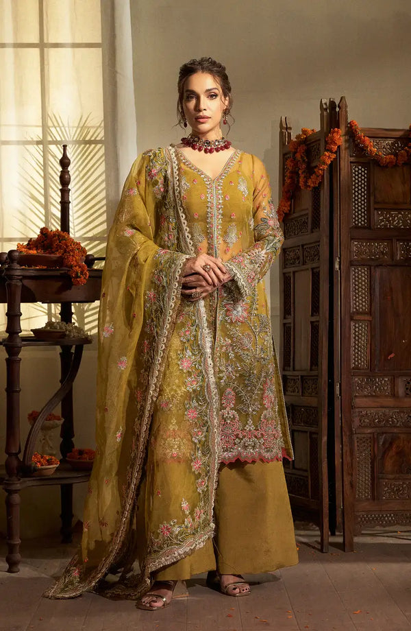 Mehro Maa Amber Embellished Organza Suit