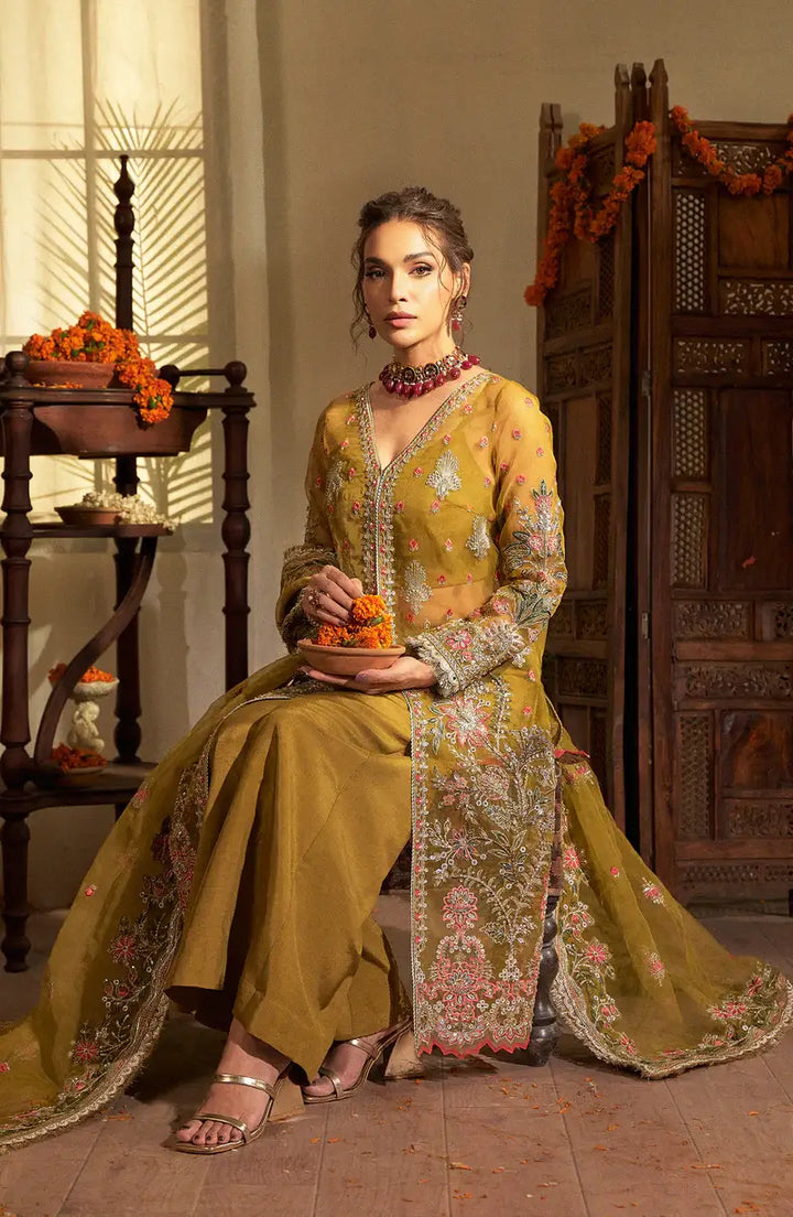 Mehro Maa Amber Embellished Organza Suit