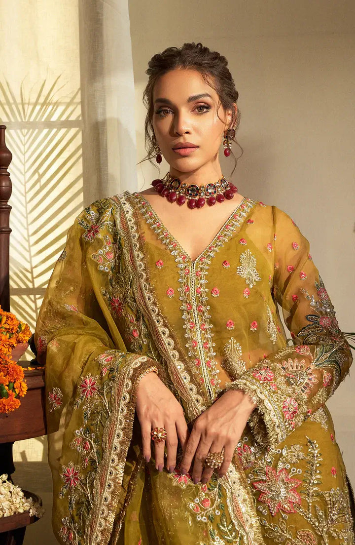 Mehro Maa Amber Embellished Organza Suit