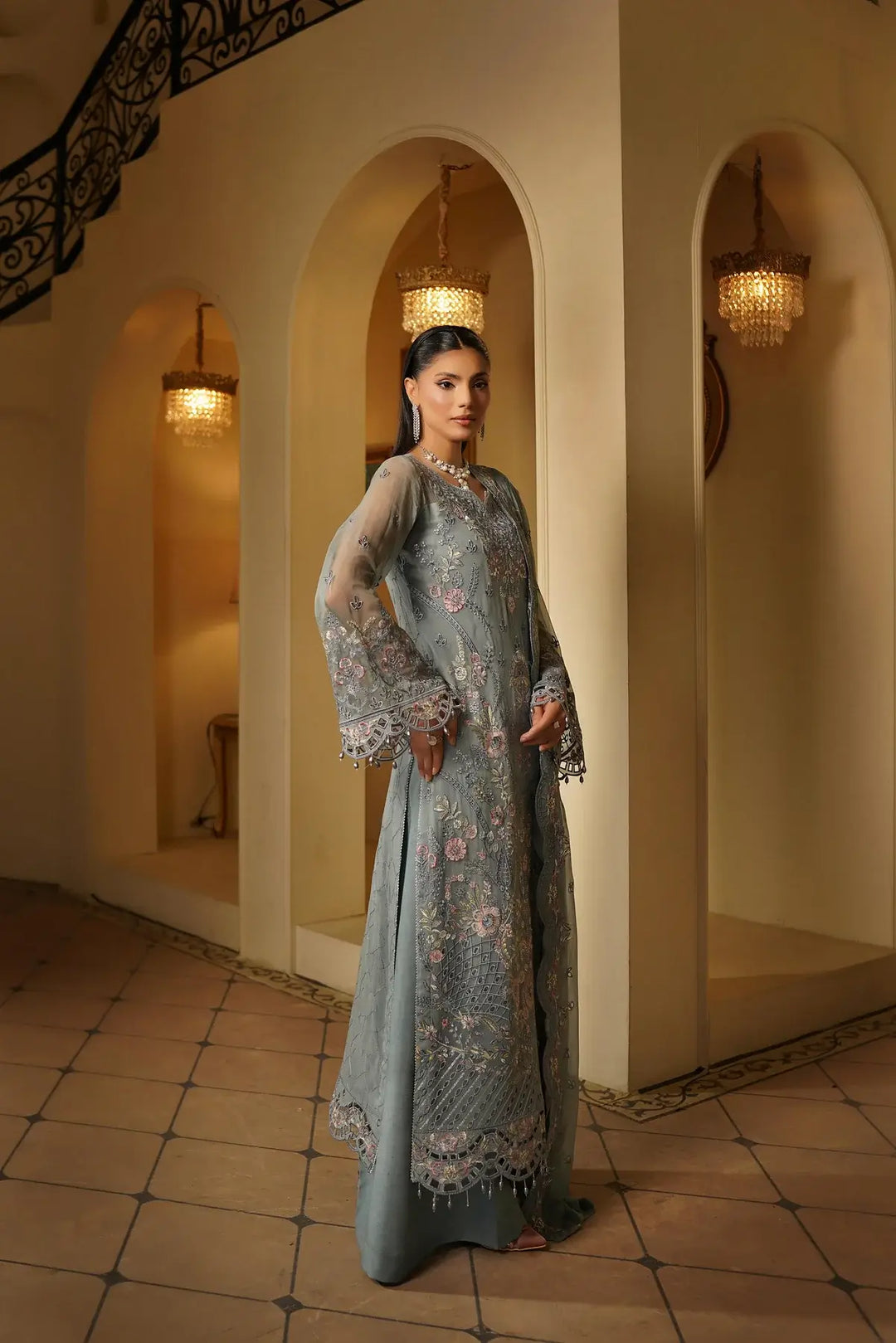 Anaya Embroidered 3-Piece Unstitched Suit