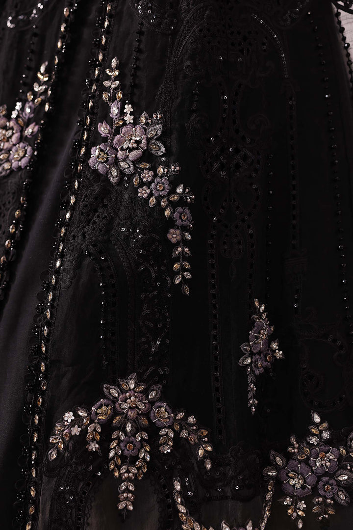 3-Piece Unstitched Embroidered Organza Suit | BD-3004