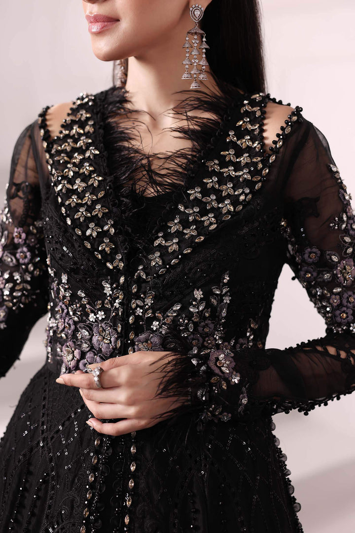 3-Piece Unstitched Embroidered Organza Suit | BD-3004