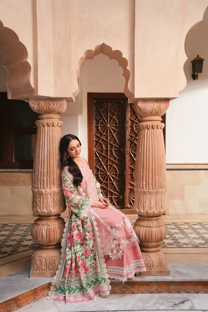 BLUSH By Manara 3-Piece Unstitched Suit