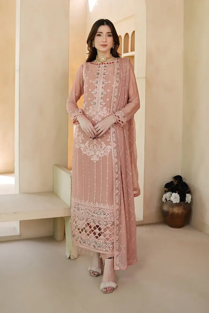 Breeha Embroidered 3-Piece Unstitched Suit