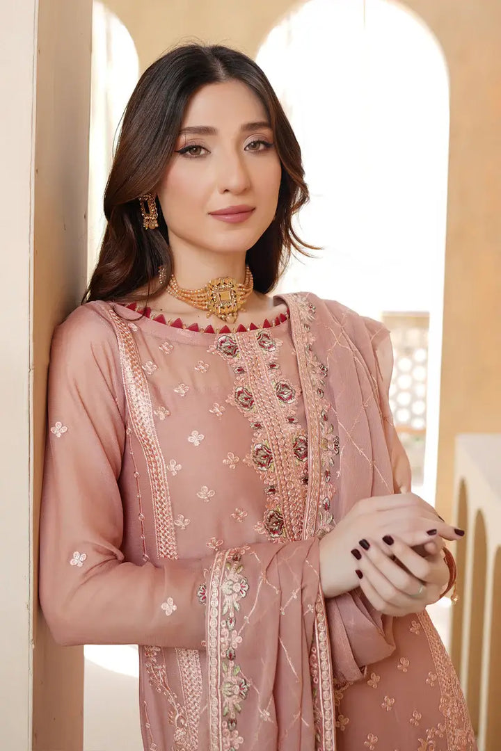 Breeha Embroidered 3-Piece Unstitched Suit