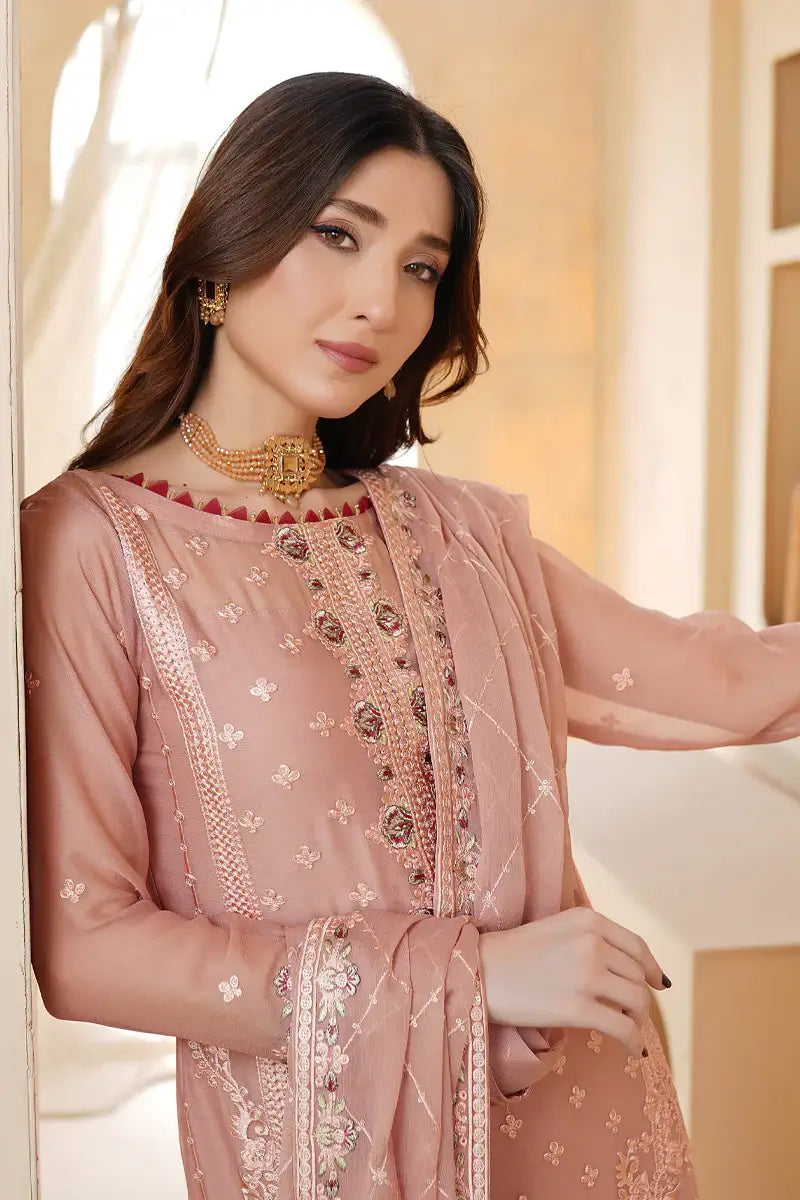 Breeha Embroidered 3-Piece Unstitched Suit