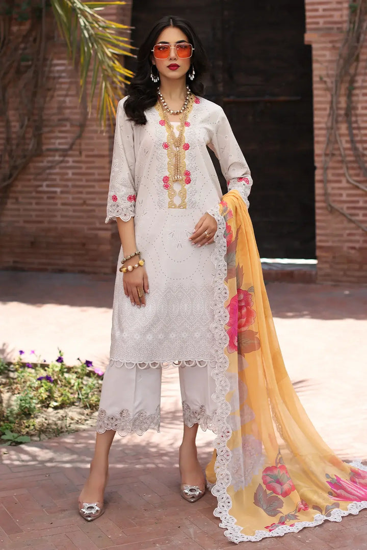 3-PC Unstitched Embroidered Lawn COMBINATION Collection CCS-4-20