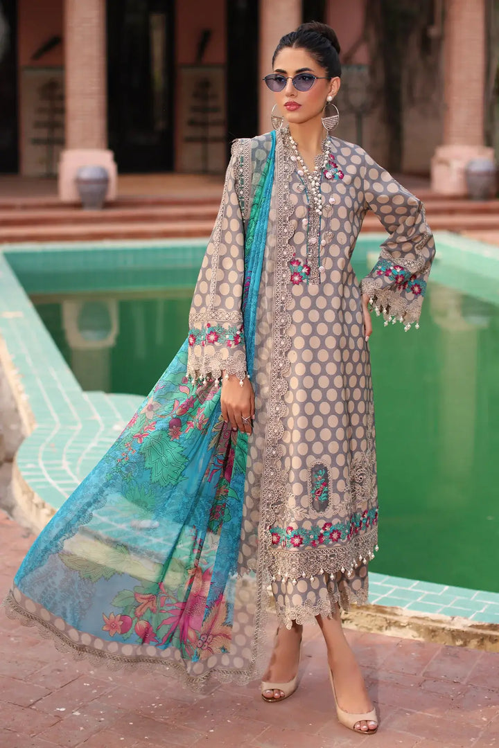 3-PC Unstitched Embroidered Lawn Collection CCS-4-22