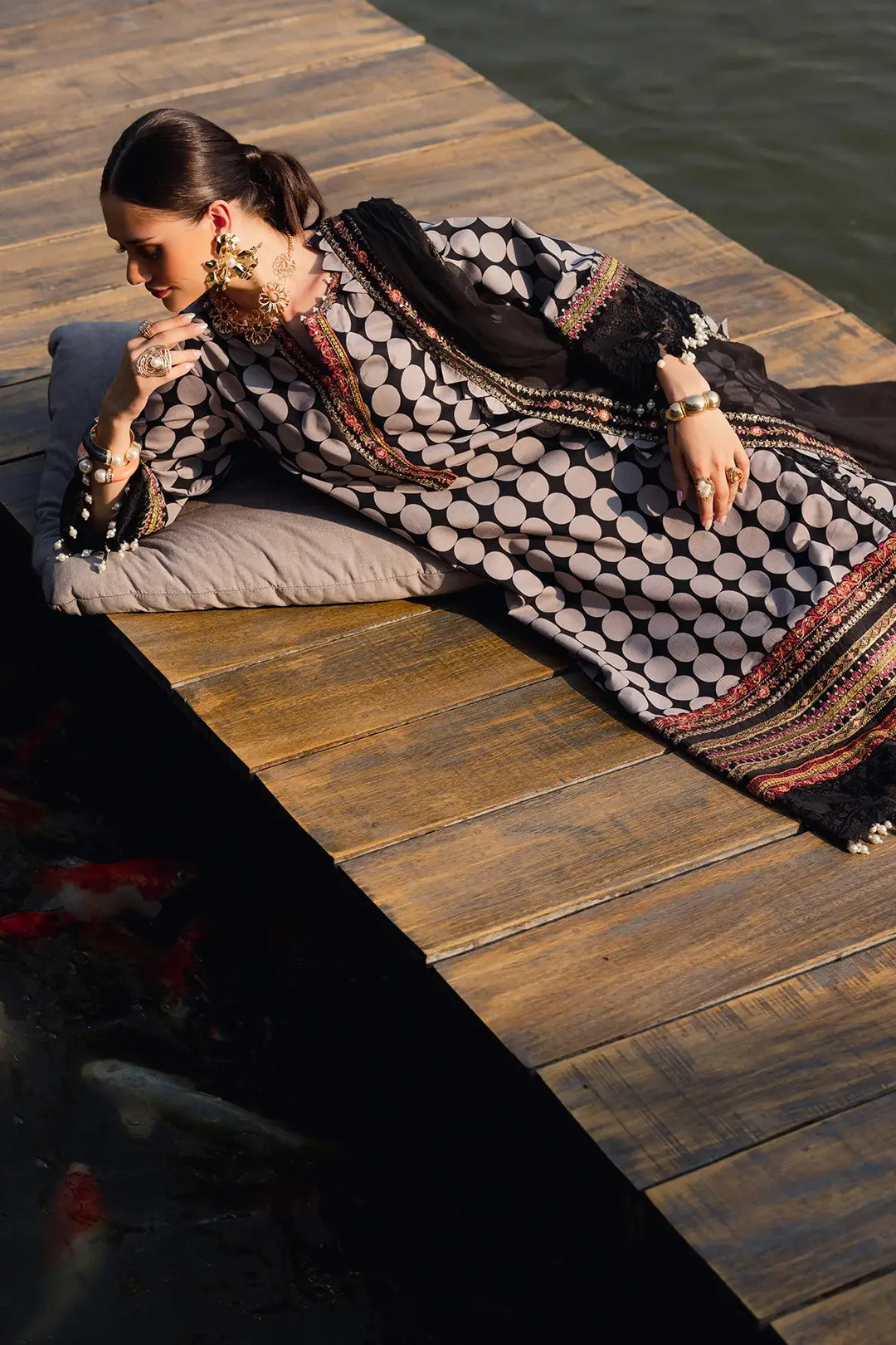 3-PC Festive Edit Lawn QARA Collection CQ5-01