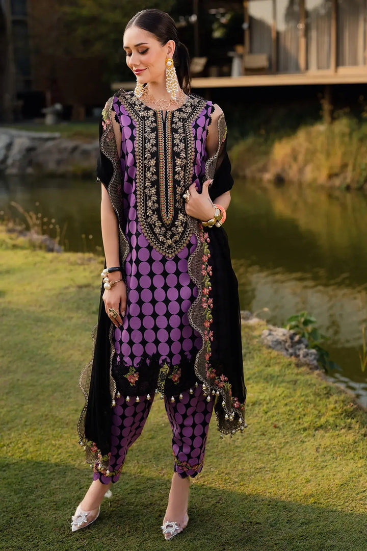 3-PC Unstitched Festive Edit Lawn QARA Collection CQ5-03