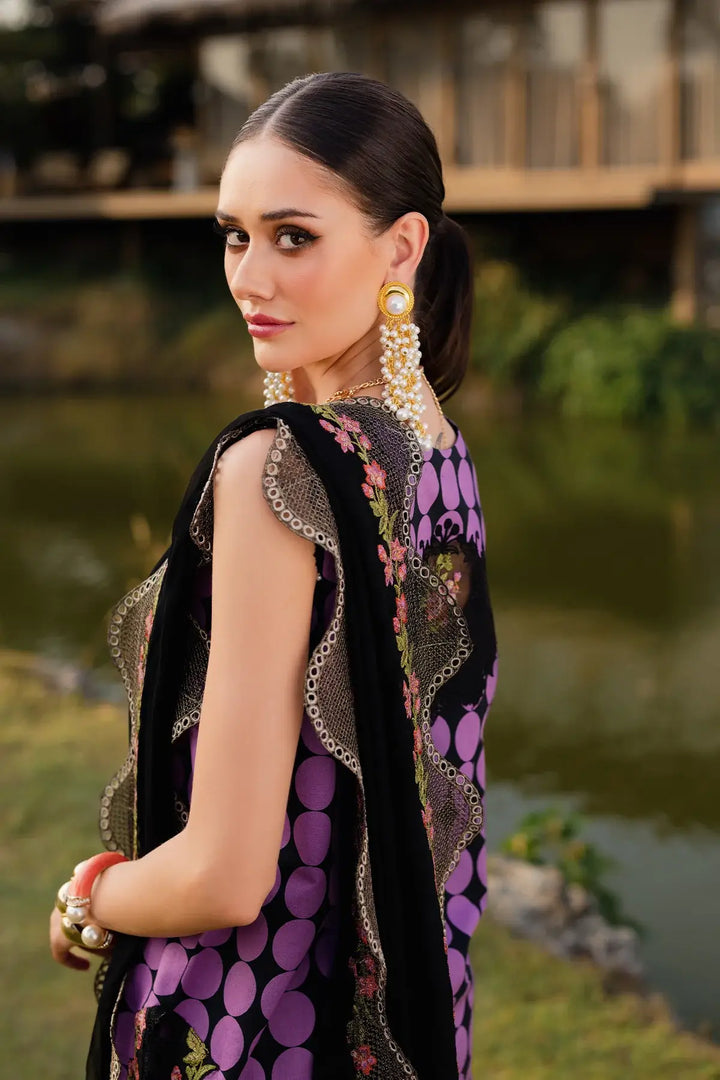 3-PC Unstitched Festive Edit Lawn QARA Collection CQ5-03