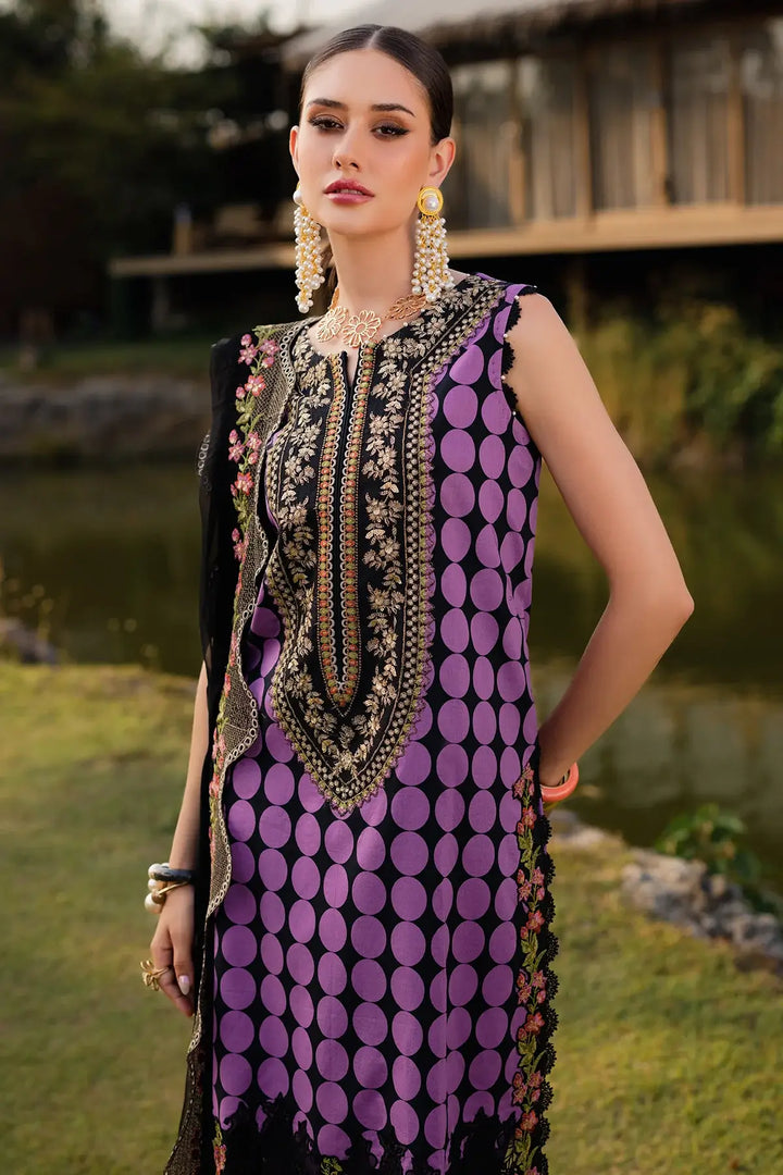 3-PC Unstitched Festive Edit Lawn QARA Collection CQ5-03
