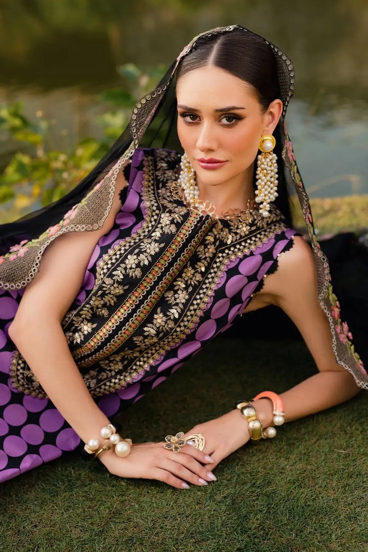 3-PC Unstitched Festive Edit Lawn QARA Collection CQ5-03