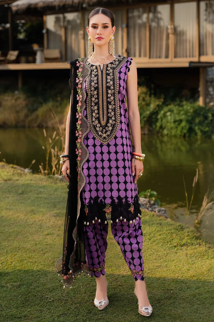 3-PC Unstitched Festive Edit Lawn QARA Collection CQ5-03