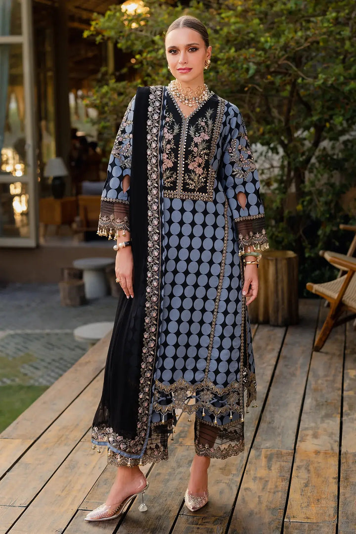 3-PC Unstitched Festive Edit Lawn QARA Collection CQ5-06