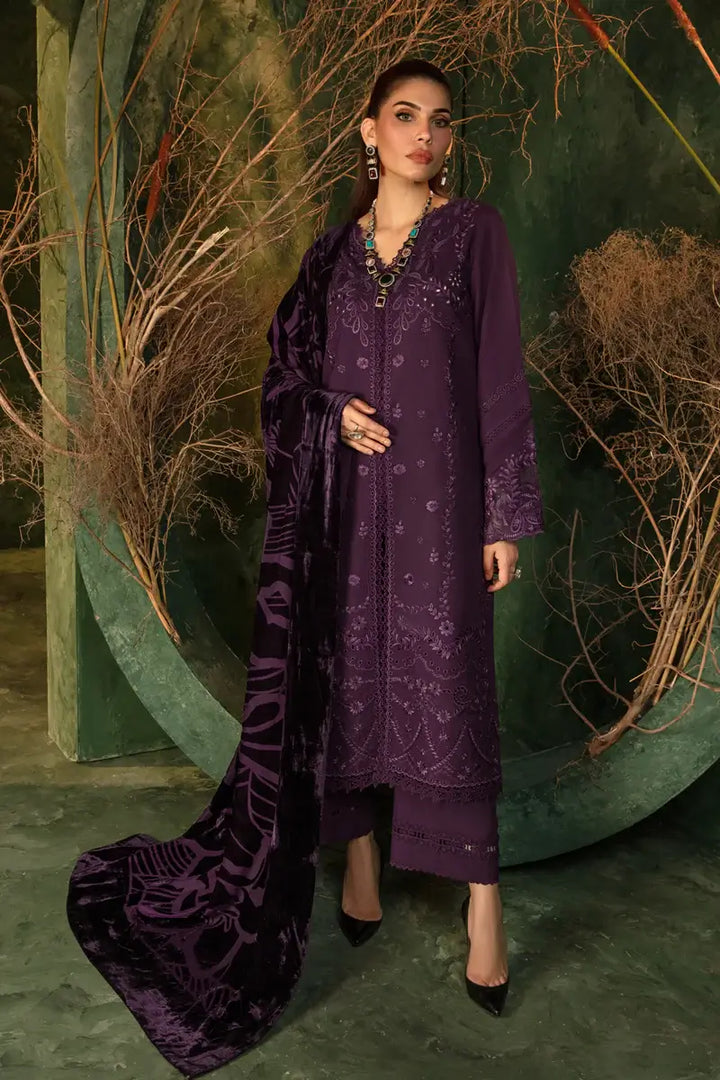Cortado Embroidered 3-Piece Unstitched Suit