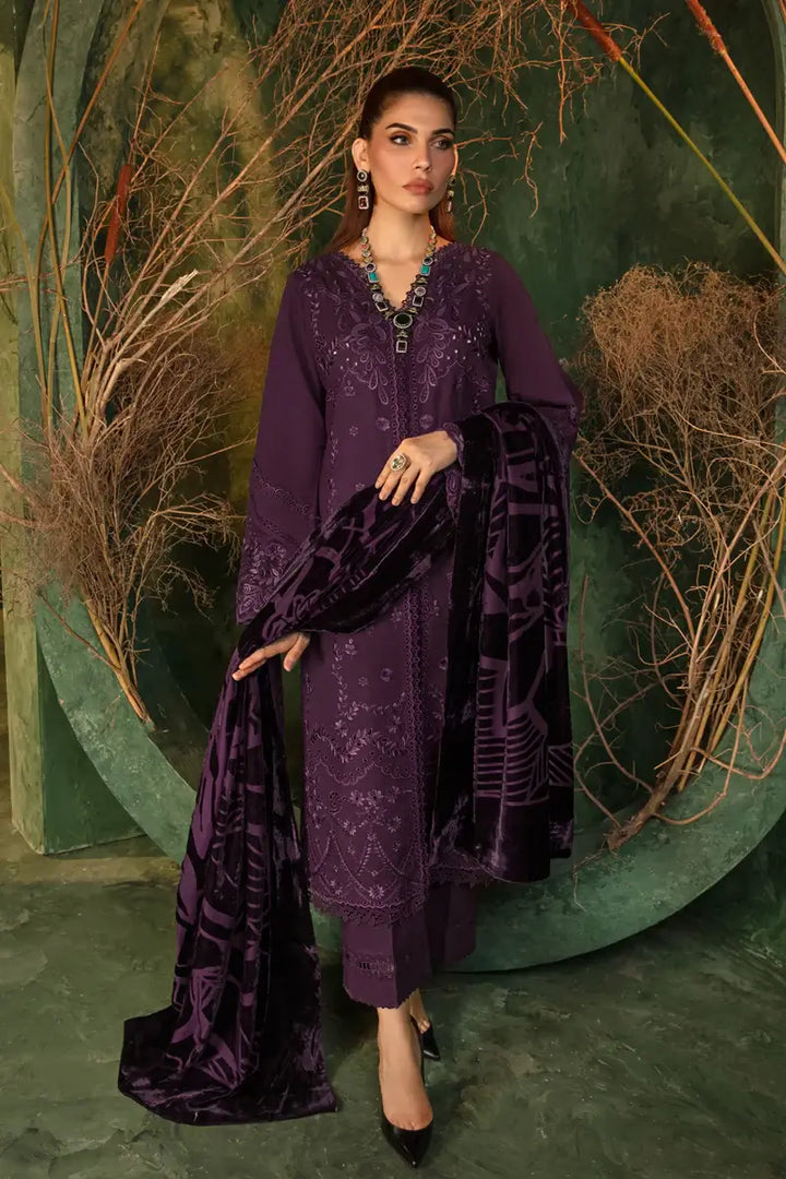 Cortado Embroidered 3-Piece Unstitched Suit