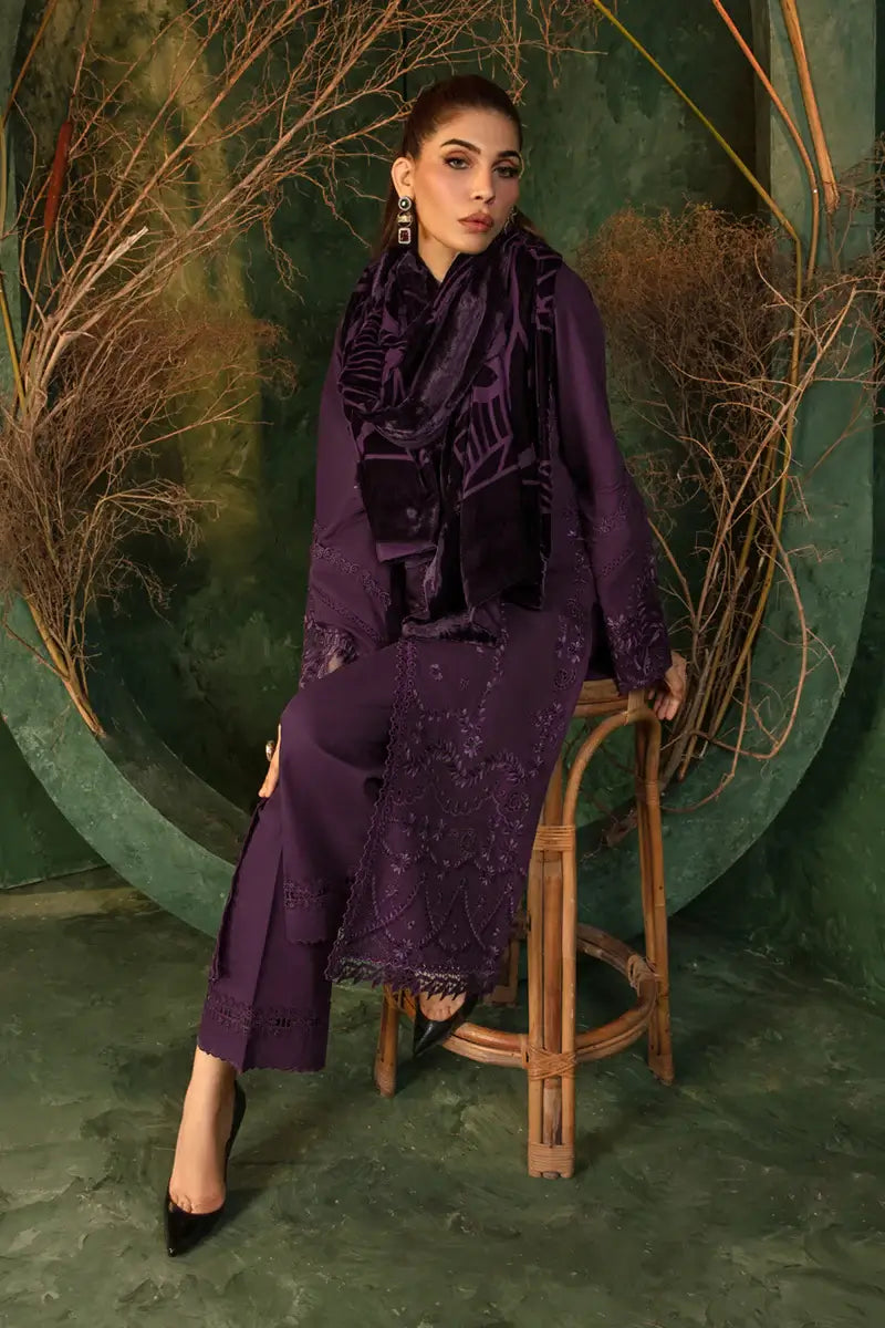 Cortado Embroidered 3-Piece Unstitched Suit