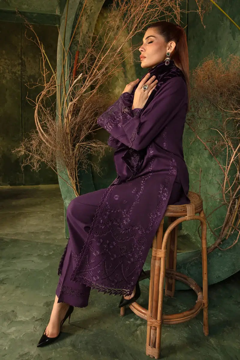 Cortado Embroidered 3-Piece Unstitched Suit